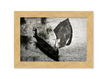  Mali, Boat on the Niger River