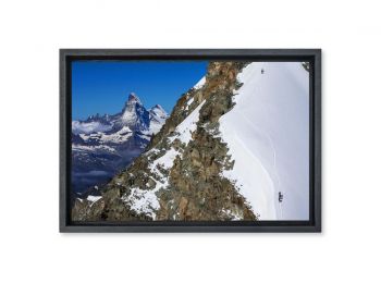 Suisse, Alpinistes sur l'Allalinhorn