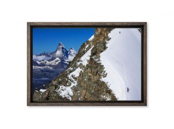 Switzerland, Climbers on the Allalinhorn