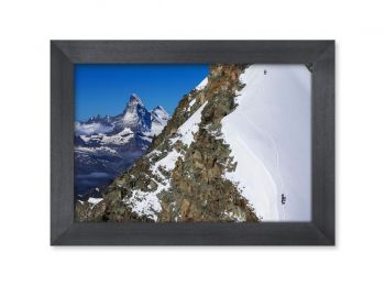 Suisse, Alpinistes sur l'Allalinhorn