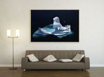 Iceberg érodé au Groenland