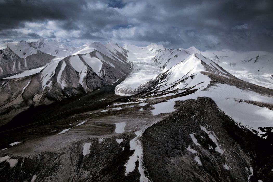 Glacier near Mount It Tish, Kyrgyzstan